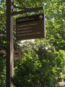 Longfellow House sign